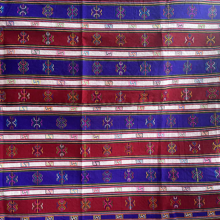 Half Kira - Silk Pattern on Telecotton. Traditional Design and color combination - Master