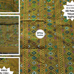 Half Kira - Silk Pattern on Telecotton. Timeless Elegance with Traditional Bhutanese Weave. - Master