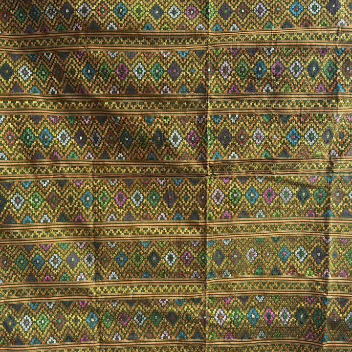 Half Kira - Silk Pattern on Telecotton. Timeless Elegance with Traditional Bhutanese Weave. - Master