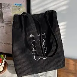 Teddy Bear Corduroy Tote - Master