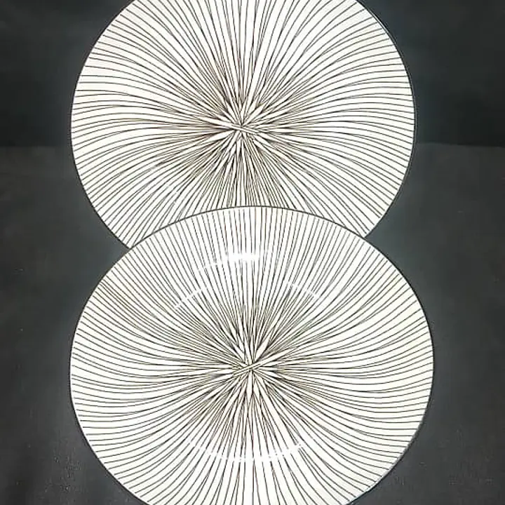 Plate Ice Crystal Black - Master