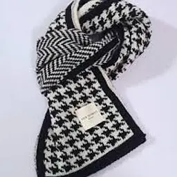 Woven Stripe Muffler Black - Master