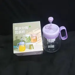 Glass water cup Purple - Master
