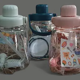 1300ml Water Bottle W/Sticker Mixed - Master