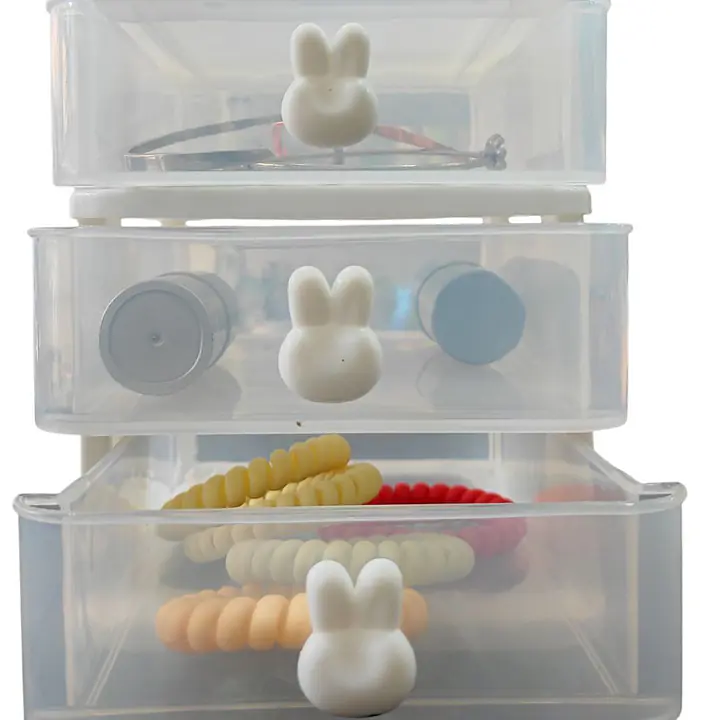 3-Tier Drawer Rabbit Grey - Master