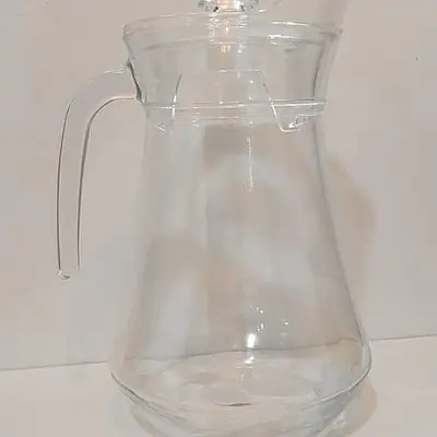 1.3L Jug w/ Lid Glass Clear primary image