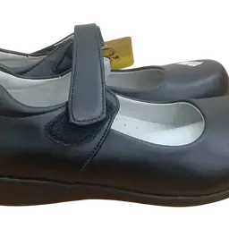 Leather Black School Shoe - Master