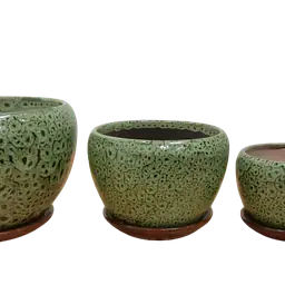 Ceramic Flower Pot set of 3 - Master
