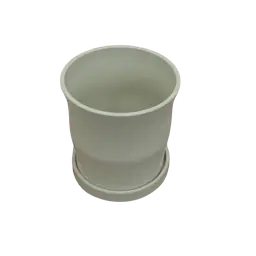 Cream color Flower Pot- Medium - Master
