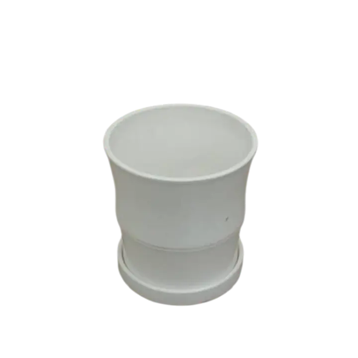 White color Flower Pot- Small - Master